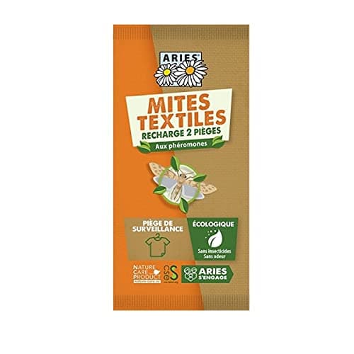 ARIES 2er Nachfüllset für Mottlock Motten Box – Mottenfalle für Kleidermotten – Klebefalle für Befallsermittlung und nachhaltiger Mottenschutz für den Kleiderschrank – ungiftig und geruchlos