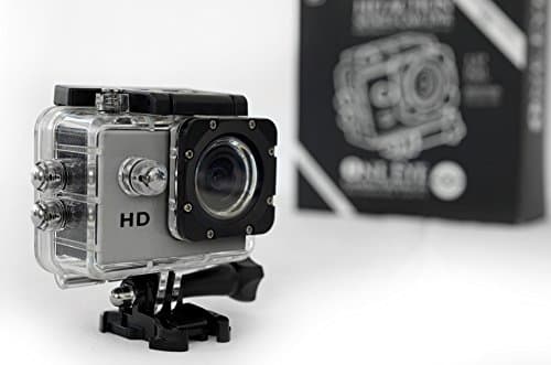Action Camera Sports Video HD Recorder 1080p and 720p Resolution Silver, FREE 8gb Sd Card, Motion Detection Feature & Full Accessories!