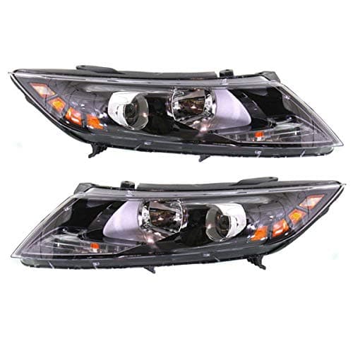 Koolzap Compatible with 12-13 Optima (US Built) Front Headlight Headlamp Head Light Lamp Set Pair