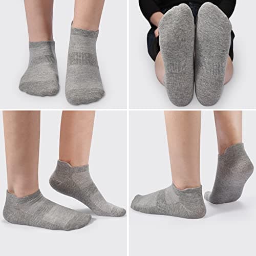 ATBITER Ankle Socks Womens and Men Thin Athletic Running Low Cut No Show Socks With Heel Tab 6-10 Pairs