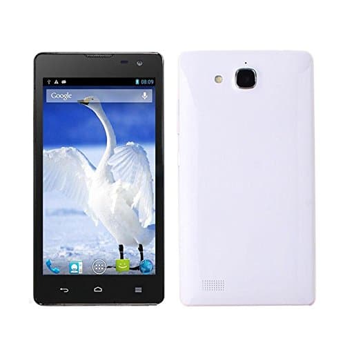 Mijue M3000 5.5" Quad Core Andorid 4.2 8MP Rear Unlocked Smartphone Dual SIM White