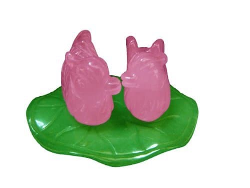 Feng Shui Rose Quartz and Jade Mandarin Ducks by feng shui love