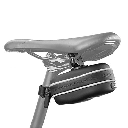 Labewin Bike Saddle Bag, Waterproof Bicycle Under Seat Bag Portable Storage Bag with Reflective Stripes for Mountain Road Folding Bike