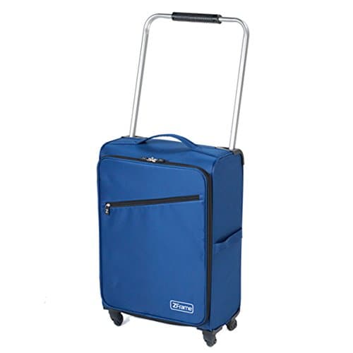 ZFrame SH22283722NATESMIL 22" Twilight Blue Super Lightweight Suitcase with 10 Year Warranty