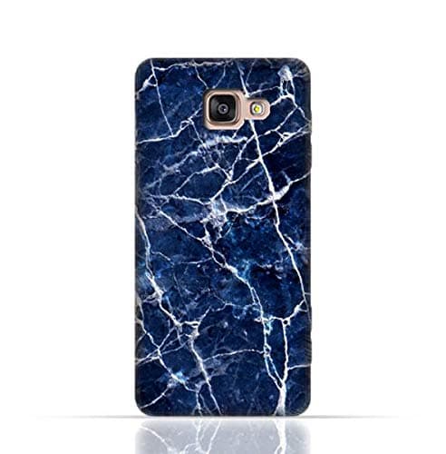 Samsung Galaxy A5 2016 TPU Silicone Case with Blue Marble Texture