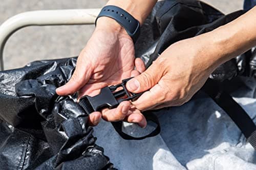 Leader Accessories Universal Spare Tire Cover with Buckle Strap Waterproof for Jeep, Trailer, RV, Truck and All Car Wheel (Black Ultimate, 26"-28" Dia.)