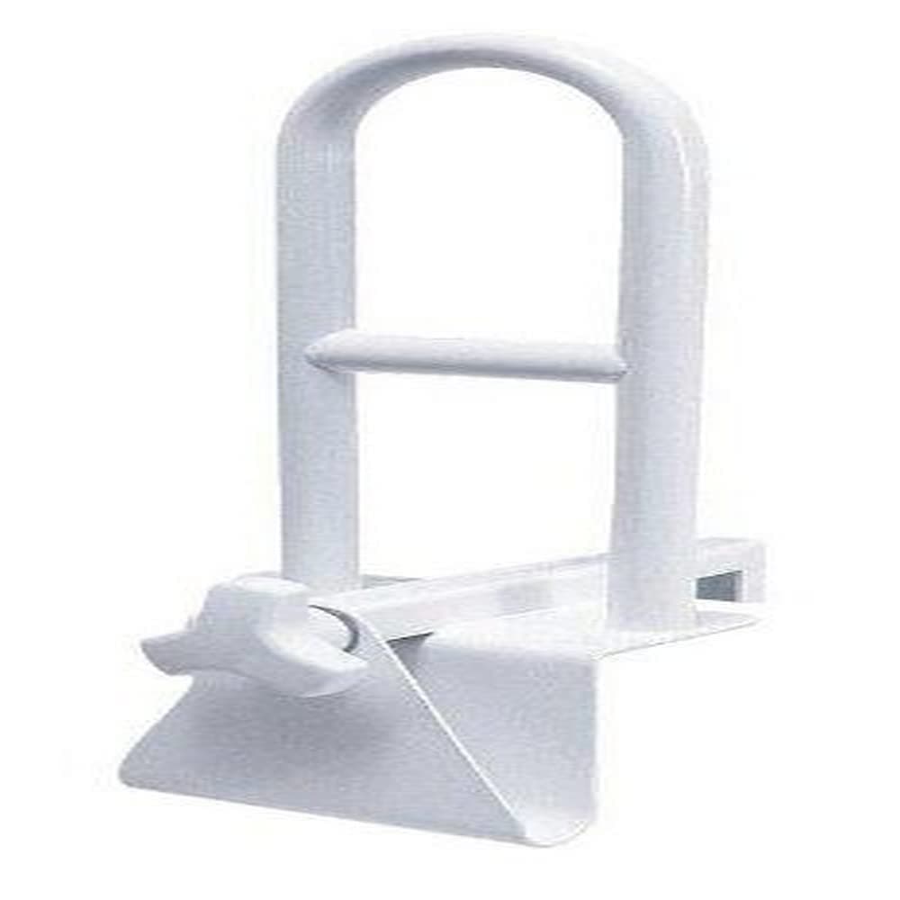 Medline MDS86321W Bathtub Grab Bar, Locks to Side of Tub (Pack of 2)
