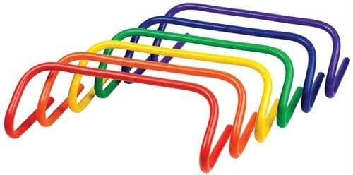 Olympia Sports AG043P 6 in. Colored Speed Hurdles - Set of 6