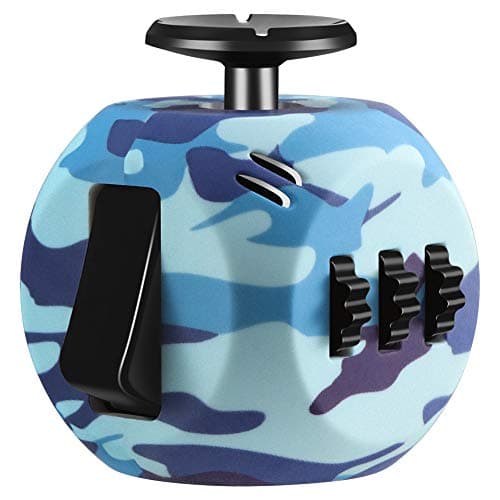 FIDGET DICE 6 Sides Fidget Toys Cube Fidget Hexagon Fdget Block Relieves Stress and Anxiety Cube for Children and Adults