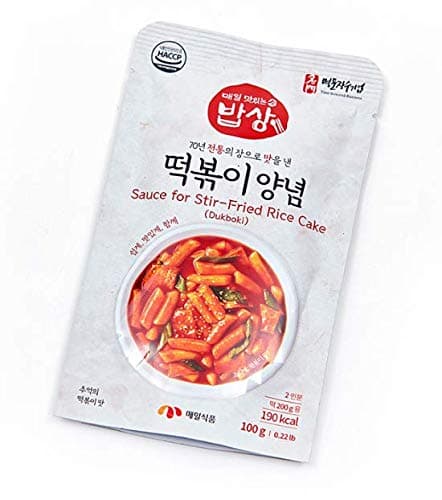 Korean Spicy&Sweet / Hot Spicy Topokki TTeokbokki Sauce for Rice Cake 0.22IB (PACK of 3) …