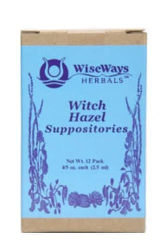 WiseWays Herbals Witch Hazel Suppositories 2.5 gm