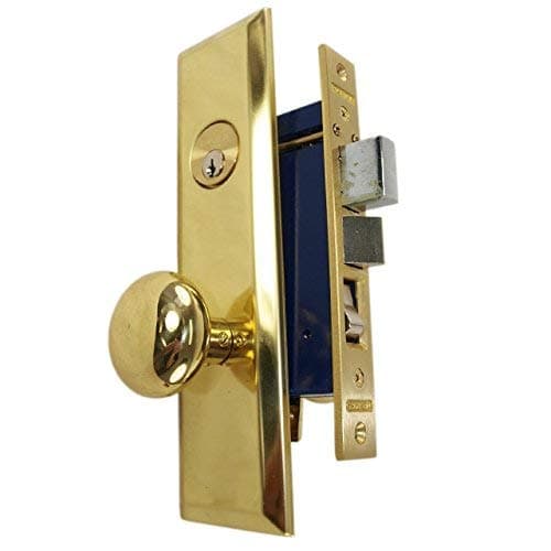 Metro 114A/3 Left Hand Apartment Entry Heavy Duty Mortise Lockset