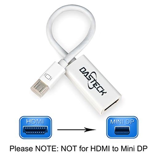 Dasteck Thunderbolt Mini DisplayPort to HDMI Adapter converter support 3D male to female