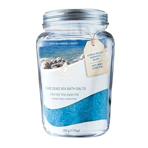 Dead Sea Bath Salts - Stress Relief Midnight Musk Extra Mineral 500 gm
