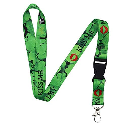 Lanyard-Lanyards for Women/Men-ID Lanyard-Key Lanyard-University Lanyard -Premium Soft Silky Wide Strapped Beautifully Printed Lanyard with Safe Removable Buckle & Spring Clip (Candy)