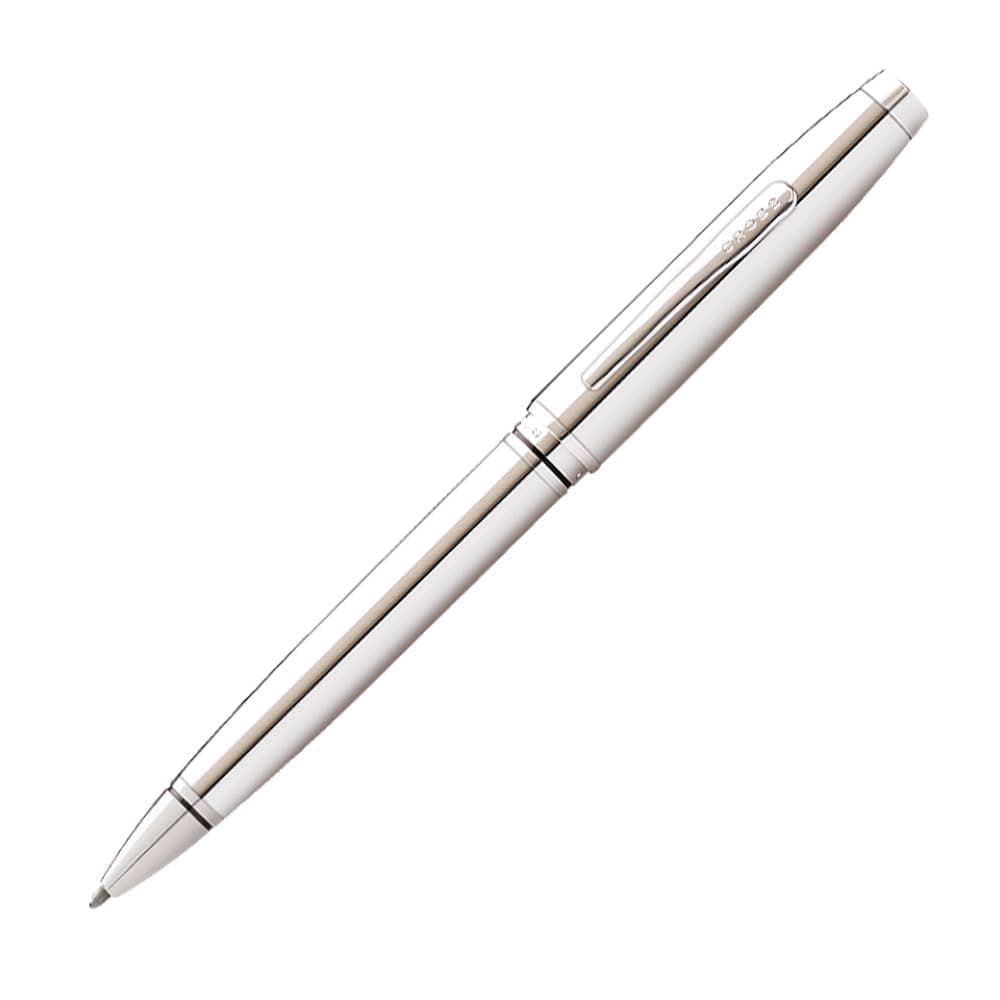 Coventry Polished Chrome Ballpoint Pen - Refillable Pen for Smooth Writing - Professional, Elegant Accessory - Black Ink - Long-Lasting Use - Desk Essential - Gift-Ready