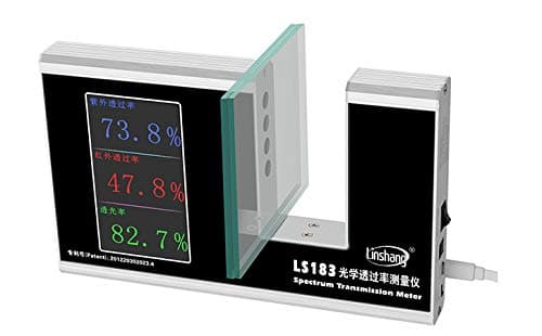 MeterTo Spectrum Transmission Meter LS183 Glass Light Transmission Spectrum U V 365nm Visible Light 380nm-760nm IR 940nm Thickness< 47mm
