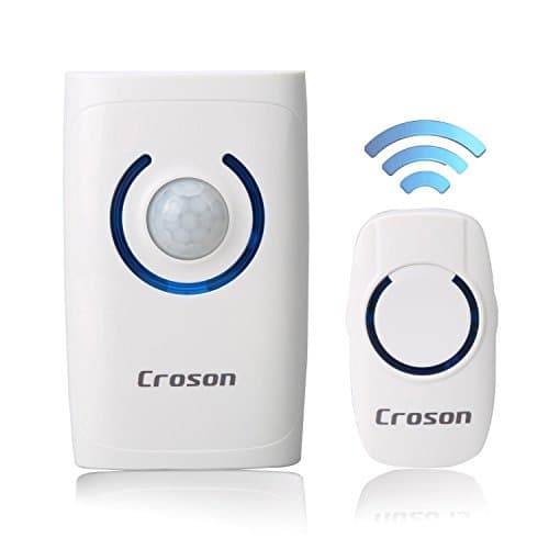 Sekway Best Wireless Doorbell with Motion Sensor LED Light,security Burglar Alarm and Emergency Flashlight