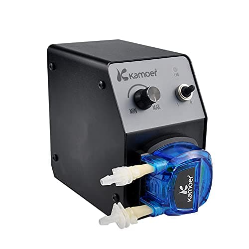 Kamoer KCP PRO2 40-210ml/min high flow peristaltic pump 12V dc variable speed small dosing pump for lab chemical experiment with Norprene tube 3.2mm ID× 6.4mm OD and power adapter