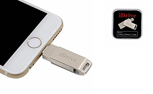 [ 16GB ] iDrive iReader iFlash Faster External Storage Memory USB Fashion Rotating Support FAT32 And EXFAT For Windows MacOS IOS9 Interface Type Hi-Speed USB 8 Pin Lightning (64GB)