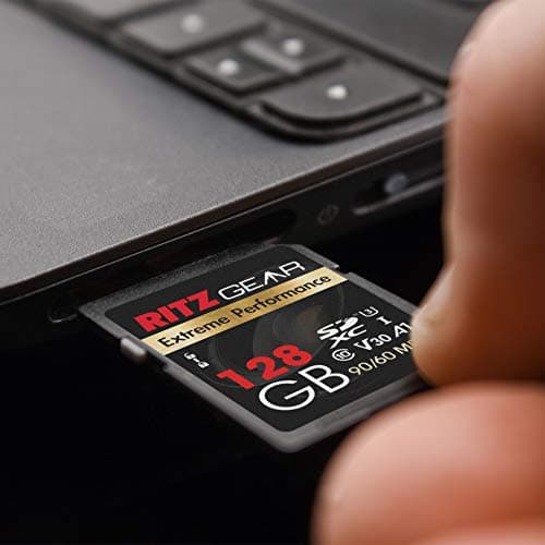 Extreme Performance High Speed UHS-I SDXC 128GB SD Card 90/60 MB/S U3 A1 Class-10 V30 Memory Card Designed for SD Devices That can Capture Full HD, 3D, and 4K Video as Well as raw Photography
