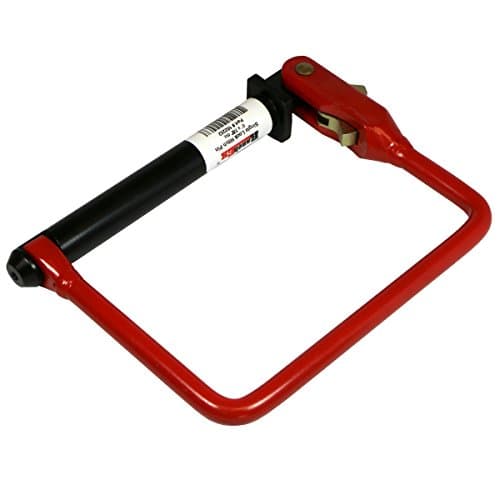 RanchEx 102252 Single Lock Hitch Pin - Quick Release, 7/8" Pin Diameter, 6" Usable Length, Red