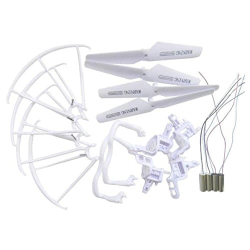 Flyalone🍒 Spare Part Set Motors Propellers Landing Protectors Motor Blade for Syma X5 X5C