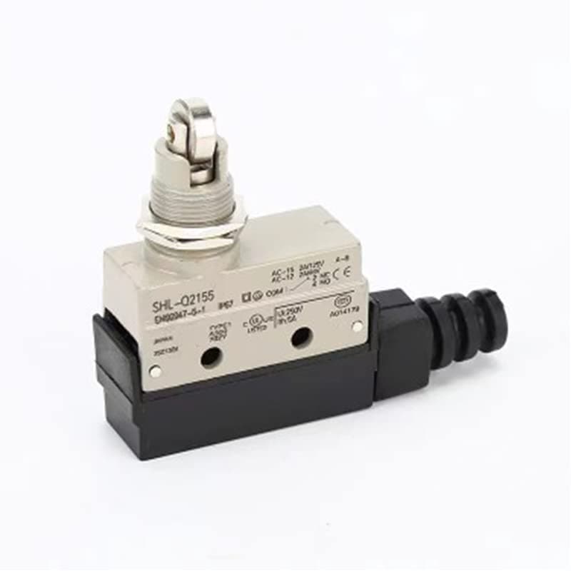 HedwipleSHL-Q2155-01 Subminiature Enclosed Switch, High Sealing, Micro Voltage, Panel Mount Cross Roller Plunger Actuator,SPDT, 10A 480V Limit Switch