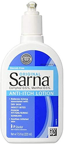 Sarna Original Anti-Itch Lotion for Dry Skin, Insect Bites, Sunburn, Poison Ivy/Oak/Sumac, 7.5 Ounce (10-(Pack))