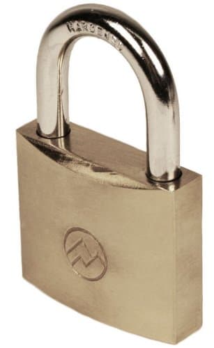 FJM Mountain Series BP150-KD Solid Brass Padlocks with Same Key, Home Improvement Door Lock, Weatherproof TSA Locks for Luggage, with 3 Master Locks, Wide Keyed Different, 1 ½”