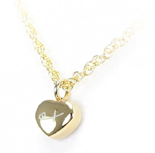 Shuzi Tiny Heart Shaped 18K Gold Plated Stainless Steel Fashion Pendant