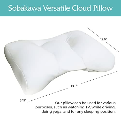 Natures Pillows HBM-P Sobakawa Cloud Pillow, Standard