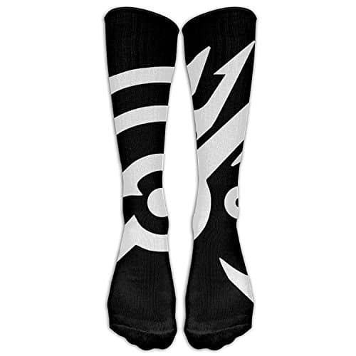 SADDFAWW Action Adventure Game Dishonored 2 Logo Women Tube Knee Thigh High Stockings Cosplay Socks