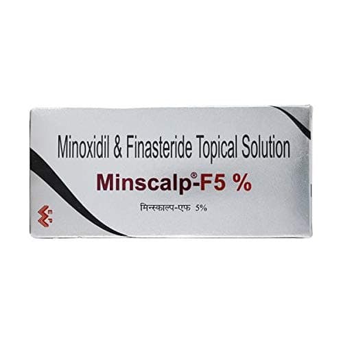 Minscalp F - Bottle of 60ml Solution with Minoxidil and Finasteride