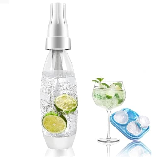 Soda Siphon, 1L Sparkling Water Maker, Homemade Carbonated Water Machines, Portable Seltzer Water Maker for Making Fresh Soda Water,Cocktails,Fizzy Drinking, Use 8g CO2 Cartridges (Not Included)