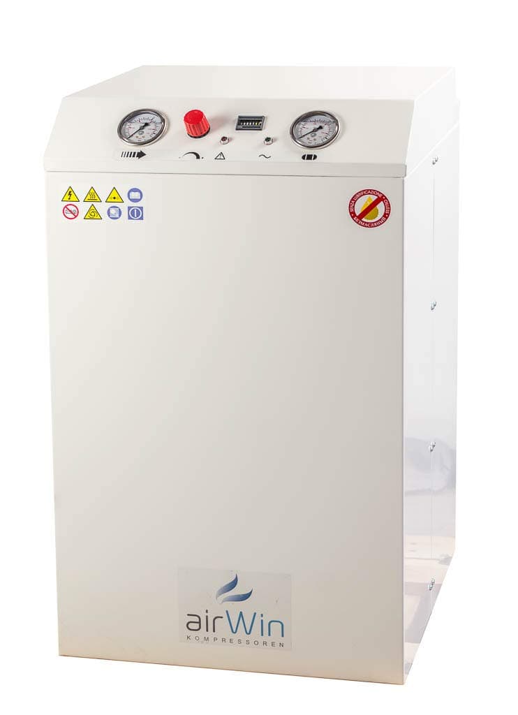 AirWin 50.OLD20CK Acoustic Compressor 250L/min 1.5KW 230V 53dB(A) 89KG 8Bar Internal Coated Container 24L Container