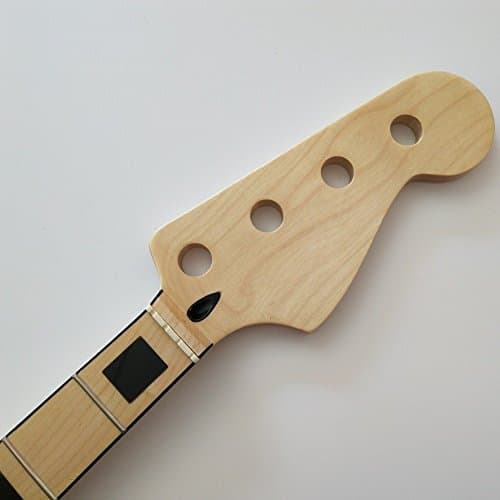 Canadian maple Jazz bass neck 20 fret 4 string for bass style replacement part maple fingerboard gloss finish