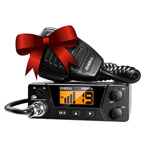 Uniden PRO505XL 40-Channel CB Radio. Pro-Series, Compact Design. Public Address (PA) Function. Instant Emergency Channel 9, External Speaker Jack, Large Easy to Read Display. - Black