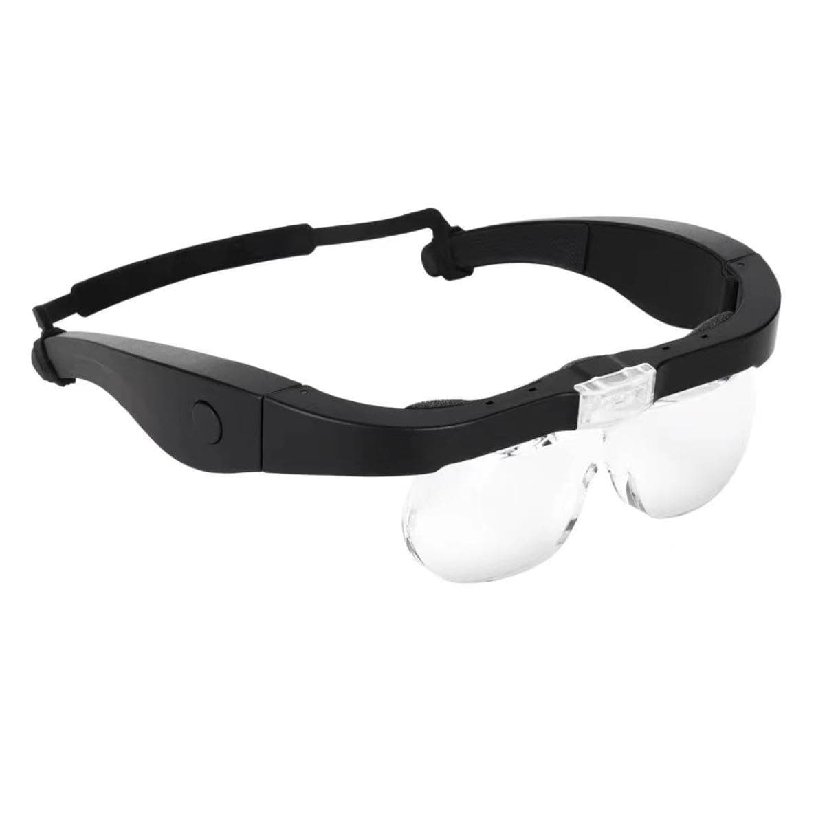 Head Magnifying Glasses Headset with Light, Rechargeable Magnifier Eye Glasses Hands-Free for Close Work Reading Eyelash Extension Hobby (1.5X, 2.5X, 3.5X, 5X)