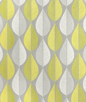 HGTV Loose Leaf Citrine Fabric - by the Yard