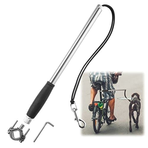 Deyace Hands Free Leash, Dog Bicycle Exerciser Leash 2019 Newest Model Built-in Buffer Spring - Soft & Easy Pull Tug Free Control from Small to Large Dogs