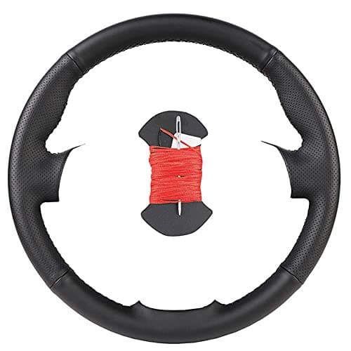 Car Steering Wheel Cover, For Mitsubishi Lancer EX10 Lancer X Outlander ASX Colt Pajero Sport Leather Steering Wrap
