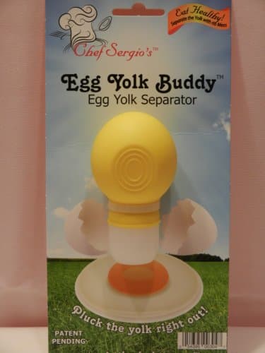 Chef Sergio's Egg Yolk Separator (Yellow)