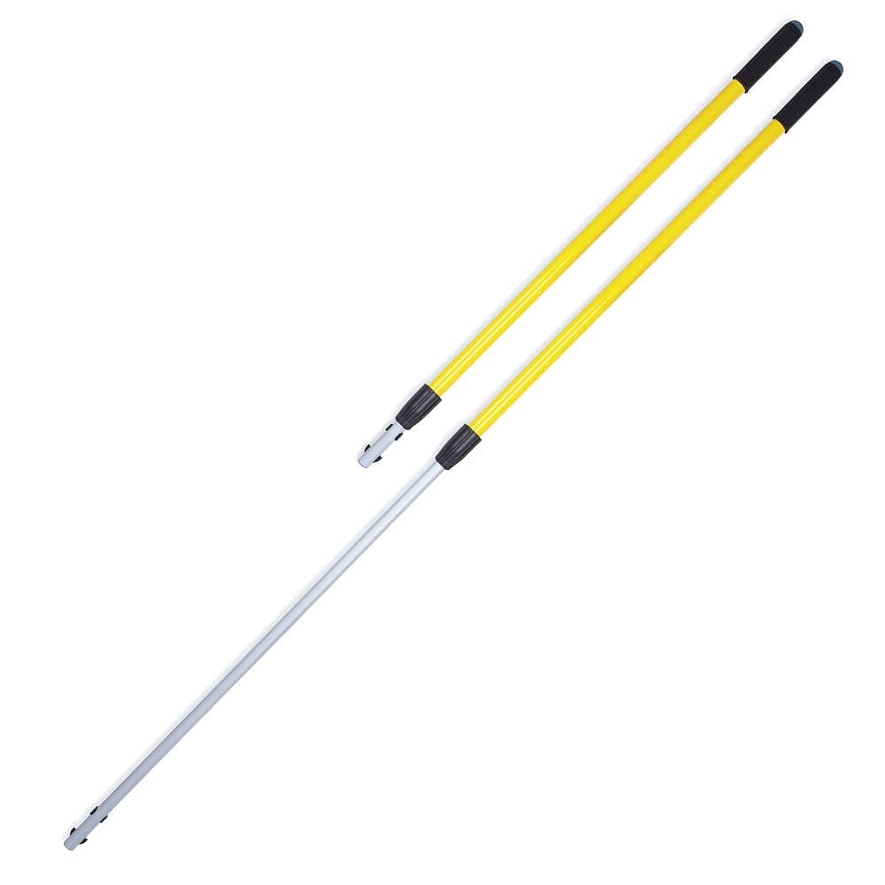 Commercial Products HYGEN Quick-Connect Adjustable Extension Handle/Pole, Lightweight Cleaning Tool for Floors/Walls/Ceilings/Windows for Janitorial/Residential/Commercial/Business, Yellow