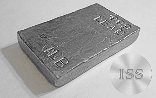 Fine .999 (Lead Bar) Metal Each Bar Weighs 1 Pound, Pure 1lb Ingot Superb Addition to Your Collection, Collectable with Unique Characteristics, Hand Poured Hand Stamped