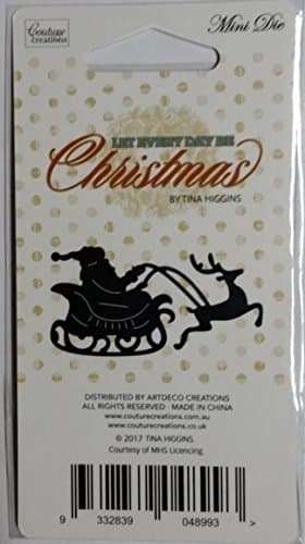 Couture Creations Santa's Sleigh and Reindeer Cutting Die