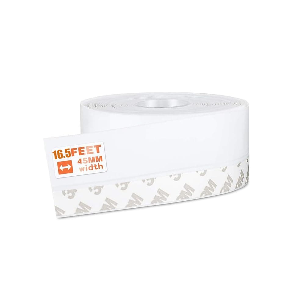 Silicone Seal Strip,Weather Stripping For Door Or Window,Weatherproof Soundproof Self Adhesive Door Strip Bottom,Door Draft Stopper Silicone Strip Tape For Doors Windows&Shower Glass Gaps