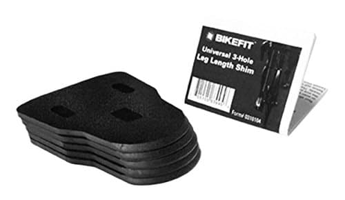 Bike Fit Look Keo Leg Length Shims without Screws (5-Pack), 3mm