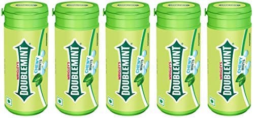 Doublemint Peppermint Chewymint Tube 33.6g (Pack of 5)