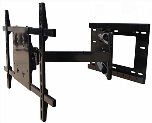 Wall Mount World - Samsung UN55NU7100FXZA, UN55NU7100FX, UN55NU7100F, UN55NU7100 55" TVs Articulating Wall Mount - 26 inch Extension - Swivels 80 Degree Left/Right - Mounting Hardware inluded